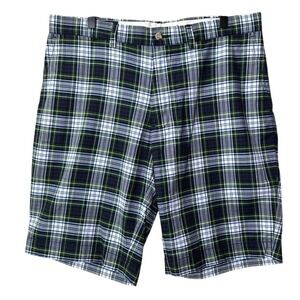 Polo Ralph Lauren Men's Tartan Plaid Cotton Shorts 36 Preppy Ivy Country Club